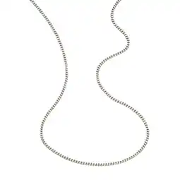 Netto Marken-Discount Zeeme Basic Halskette Silber 925 rhodiniert Panzerkette 42cm lang Angebot