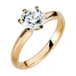 Netto Marken-Discount Orolino Ring Gold 750 mit natürlichem Brillant 1,50ct Angebot