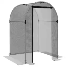 Netto Marken-Discount Outsunny Vogelschutznetz Verzinkter Stahl, HDPE Angebot