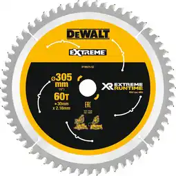 Netto Marken-Discount DeWalt Sägeblatt Kreissägeblatt XR EXTREME RUNTIME DT99575, Ø 305mm, 60Z Angebot