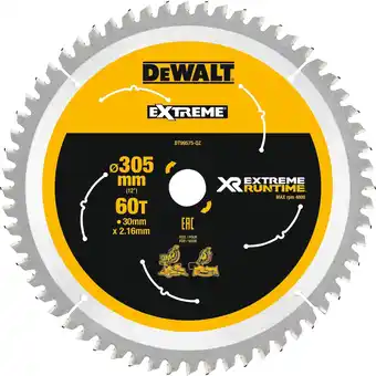 Netto Marken-Discount DeWalt Sägeblatt Kreissägeblatt XR EXTREME RUNTIME DT99575, Ø 305mm, 60Z Angebot