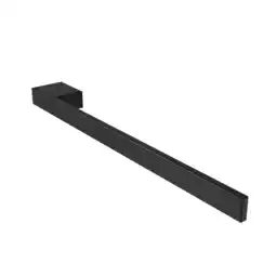 Netto Marken-Discount Handtuchhalter Jörn für Waschtisch, schwarz, Aluminium, Länge: 400mm, Höhe: 25mm, Tiefe: 50mm Angebot