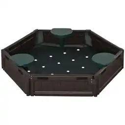 Netto Marken-Discount Outsunny Sandkasten HDPE Angebot