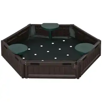 Netto Marken-Discount Outsunny Sandkasten HDPE Angebot