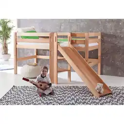 Netto Marken-Discount Relita - Spielbett Eliyas mit Rutsche - natur Angebot