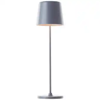 Netto Marken-Discount Brilliant Lampe Kaami LED Außentischleuchte 37cm grau matt Metall grau 2 W LED integriert Angebot