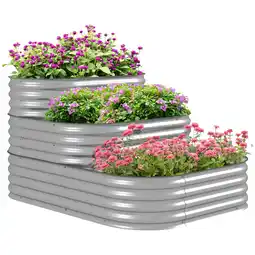 Netto Marken-Discount Outsunny Hochbeet Verzinktes Blech Angebot