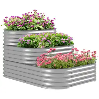 Netto Marken-Discount Outsunny Hochbeet Verzinktes Blech Angebot