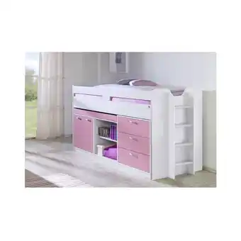 Netto Marken-Discount Relita - Hochbett Ponny -versch. Ausführungen -Weiß/Rosa Angebot