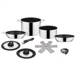 Netto Marken-Discount BRUNNER Camping Koch Geschirr Set Academy NG 7+1 22 cm Outdoor Küche Topf Pfanne Angebot