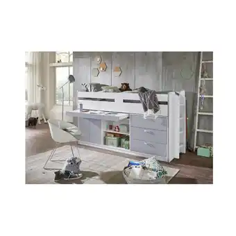 Netto Marken-Discount Relita - Hochbett Ponny -versch. Ausführungen -Weiß/Silbe Angebot