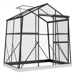 Netto Marken-Discount Outsunny Gewächshaus Aluminiumlegierung, Polycarbonat Angebot