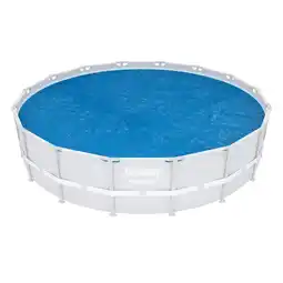 Netto Marken-Discount Bestway Flowclear PE-Solarabdeckplane Ø 462 cm, blau, rund Angebot