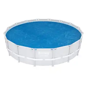 Netto Marken-Discount Bestway Flowclear PE-Solarabdeckplane Ø 462 cm, blau, rund Angebot