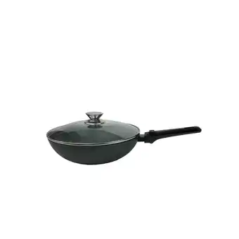 Netto Marken-Discount Pfanne abnehmbarer Griff 32cm Induktion Deckel Anti Haft Bratpfanne Angebot