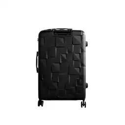 Netto Marken-Discount Almina 3 Tlg. Koffer-Set Hartschale mit 4 Rädern in Schwarz Angebot