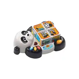 Netto Marken-Discount V-Tech 80-193404-004 - Babyspielzeug mit Licht und Sound, Block-Puzzle, 4 Teile, Panda Angebot