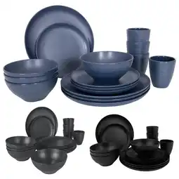 Netto Marken-Discount BO-CAMP Melamin Campinggeschirr Set Orville Reise Essgeschirr Teller Becher 16tlg Farbe: blau Angebot