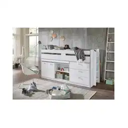 Netto Marken-Discount Relita - Hochbett Ponny -versch. Ausführungen -Weiß/Weiß Angebot