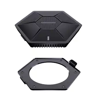 Netto Marken-Discount kalb Alien QI Unterbau Ladegerät schwarz Ladedistanz 15-33 mm Smart Wireless Angebot