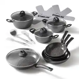 Netto Marken-Discount STONELINE CERAMIC 16tlg. Kochgeschirr-Set Angebot