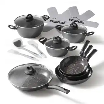 Netto Marken-Discount STONELINE CERAMIC 16tlg. Kochgeschirr-Set Angebot