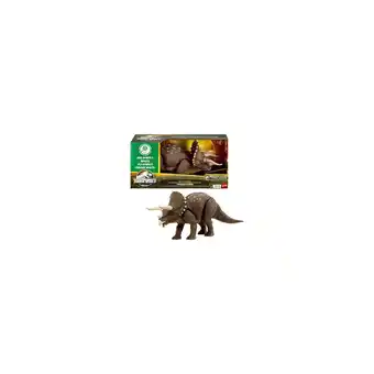 Netto Marken-Discount Mattel HPP88 - Jurassic World - Spielfigur, Dino Trackers, Triceratops Angebot