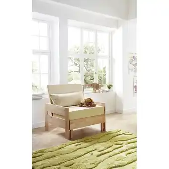 Netto Marken-Discount Relita Zusatz-Sessel NOEL Buche massiv natur lackiert inkl. Sitzkissen Angebot