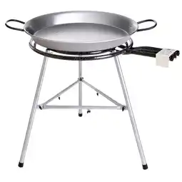 Netto Marken-Discount Großes Paella Grill-Set: Stabile Pfanne Ø 80 cm, 3-Ring-Brenner Ø 60 cm Angebot