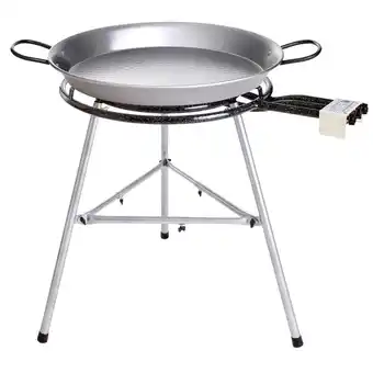 Netto Marken-Discount Großes Paella Grill-Set: Stabile Pfanne Ø 80 cm, 3-Ring-Brenner Ø 60 cm Angebot
