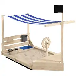 Netto Marken-Discount Outsunny Sandkasten Tannenholz Angebot