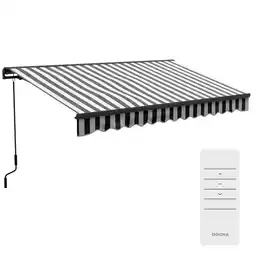 Netto Marken-Discount Outsunny Gelenkarmmarkise Aluminium, Polyester Angebot