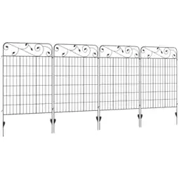 Netto Marken-Discount Outsunny Zaun Metall Angebot