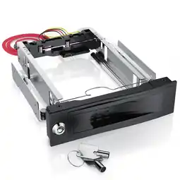 Netto Marken-Discount CSL Festplatten-Wechselrahmen, 5,25, für 3,5 SATA HDD's, Anti-Vibrations-Kit, Abschließbar Angebot