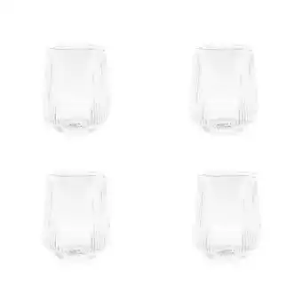 Netto Marken-Discount Gläser Trinkgläser Set geriffeltt 430ml Angebot
