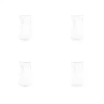 Netto Marken-Discount Glas Set Stripe Riffel Longdrink-Glas Angebot