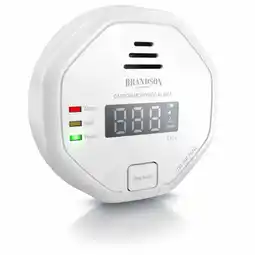Netto Marken-Discount Brandson Kohlenmonoxid Melder mit LCD Display CO Alarm mit 85 dB - Batteriebetrieben Angebot