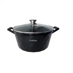 Netto Marken-Discount Kochtopf Alu Guss Glasdeckel Ø28cm Induktion Marmorbeschichtung Angebot