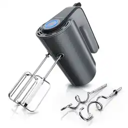 Netto Marken-Discount Arendo Handmixer aus Edelstah mit Turbostaste - Handrührer inkl. 2 Quirle & 2 Knethaken Angebot