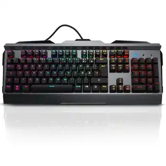 Netto Marken-Discount Titanwolf mechanische Gaming Tastatur „Invader“ Aluminium Gehäuse / RGB LED Beleuchtung Angebot