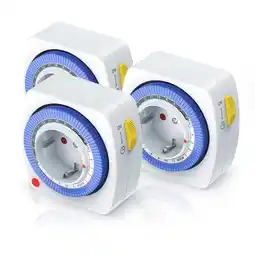Netto Marken-Discount BEARWARE 3x 24h Zeitschaltuhr 15 min. Zeitintervalle / Kinderschutzsicherung Angebot