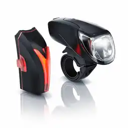 Netto Marken-Discount Aplic LED Akku Fahrradlbeleuchtung mit Front & Rücklicht StvZO zugelassenes Fahrradlampen Angebot