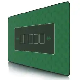 Netto Marken-Discount CSL Pokermatte XL Tischauflage für Poker 100 x 60cm / Kartenspiel Matte / Pokertisch Auflage Angebot