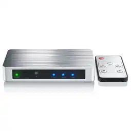 Netto Marken-Discount Primewire 3-Port 4k UHD HDMI Switch mit Fernbedienung & Netzteil 3x HDMI IN / 1x HDMI OUT Angebot