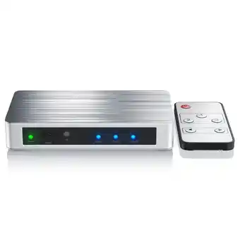 Netto Marken-Discount Primewire 3-Port 4k UHD HDMI Switch mit Fernbedienung & Netzteil 3x HDMI IN / 1x HDMI OUT Angebot