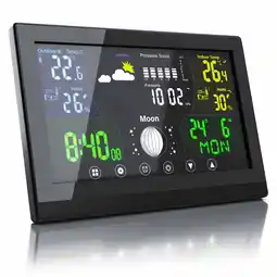 Netto Marken-Discount BEARWARE Wetterstation mit Außensensor & LCD Farbdisplay, Luftdruck mit Höhenkorrektur Angebot