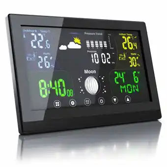 Netto Marken-Discount BEARWARE Wetterstation mit Außensensor & LCD Farbdisplay, Luftdruck mit Höhenkorrektur Angebot