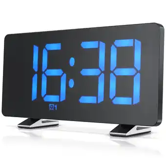 Netto Marken-Discount BEARWARE Radiowecker, Digitaler Radio Wecker mit Autodimmer, Snooze, 15 FM Radiospeicher Angebot