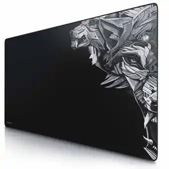 Netto Marken-Discount Titanwolf Gaming Mauspad, XXXL Speed Mousepad 1200 x 600 mm, Geschwindigkeit & Präzision, Delta Angebot
