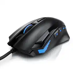 Netto Marken-Discount CSL Gaming-Maus kabelgebunden, 125 dpi, optische Gaming Maus, Farbwechsel, 9 Tasten, 600 bis 4800dpi Angebot